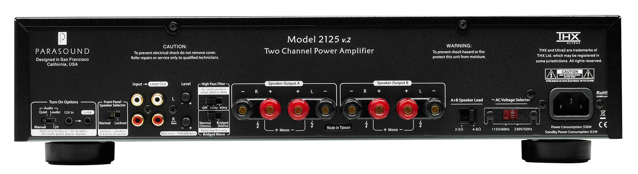 Parasound NC 2125 v2 Power Amp
