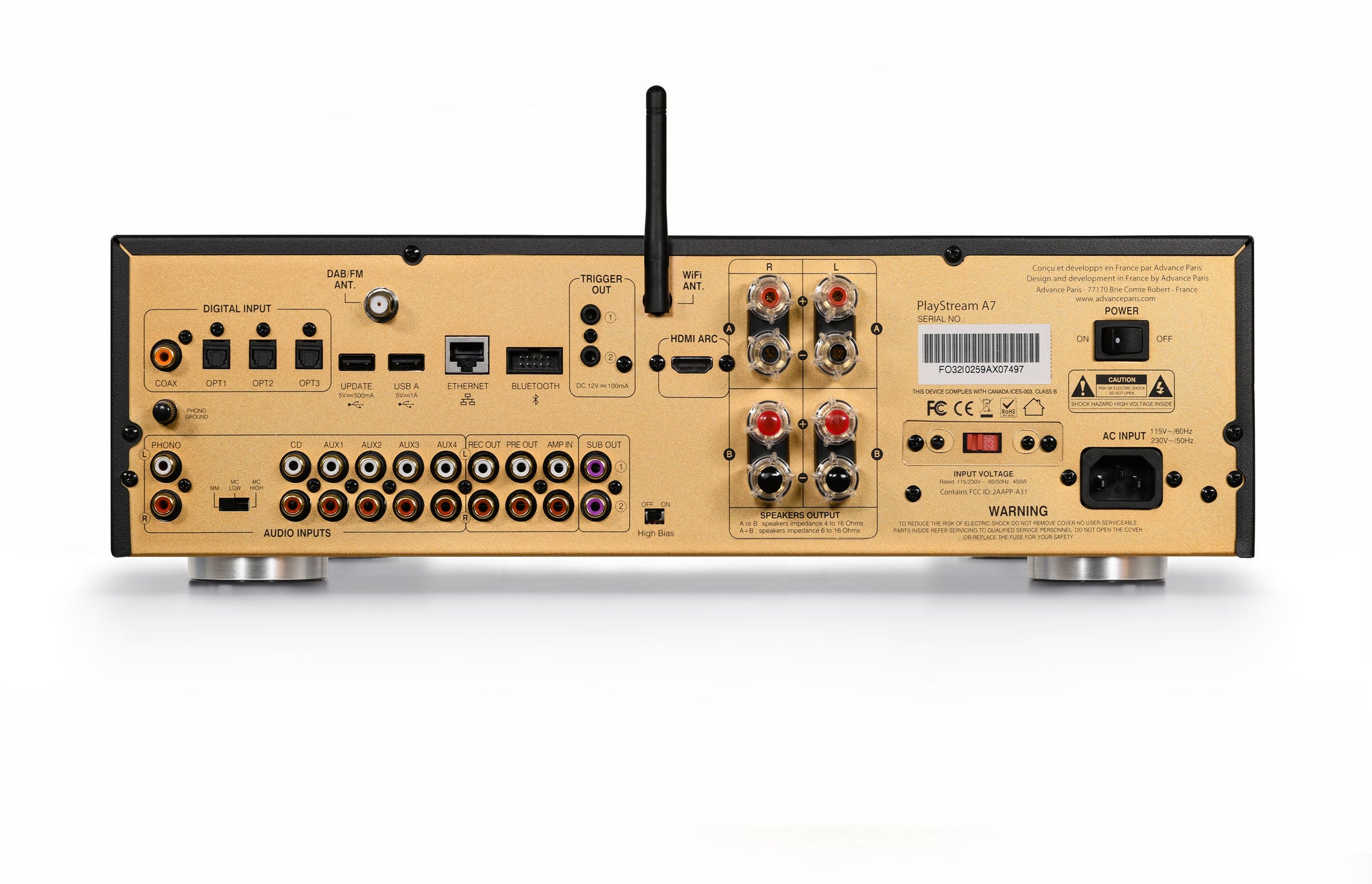 Advance Paris Playstream A7 Integrated Amplifier