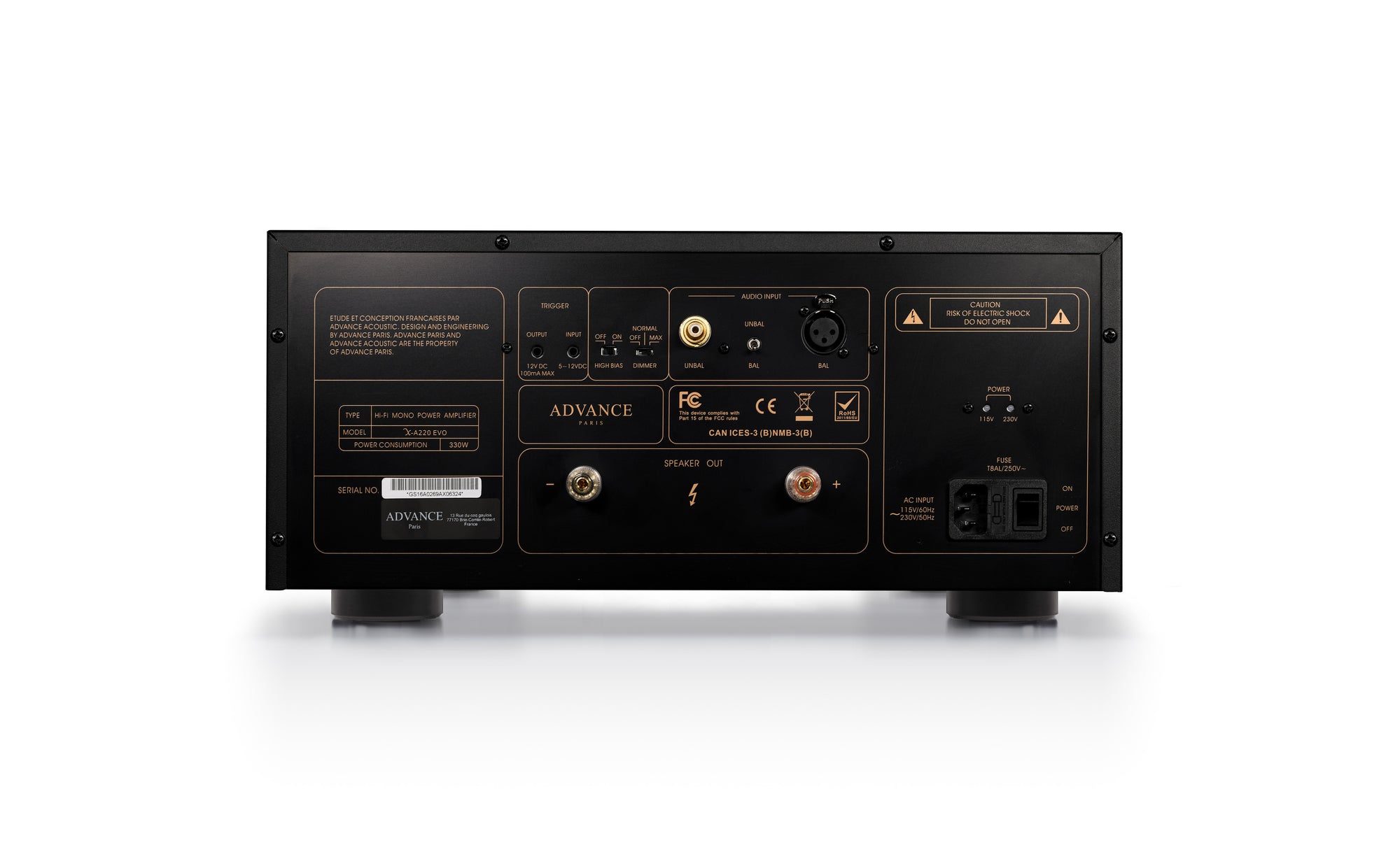 Advance Paris X-A220 Evo Power Amplifier