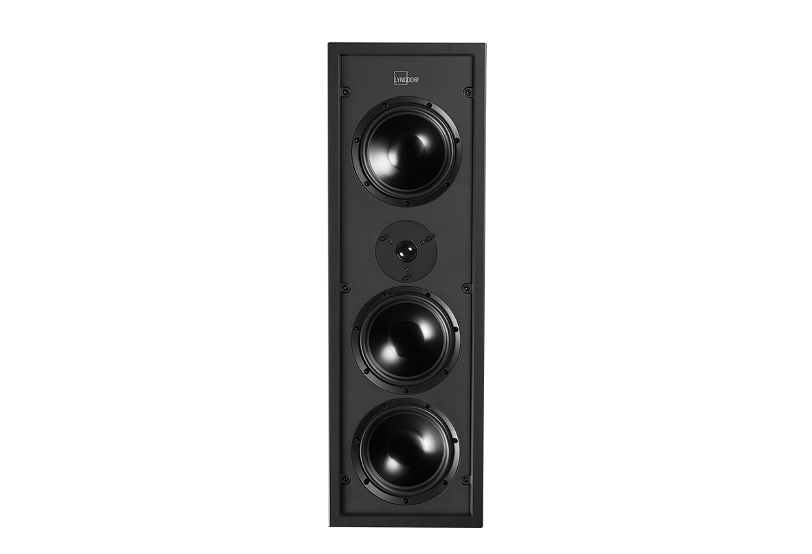 Lyngdorf D-500, Full range in-wall speaker with closed cabinet