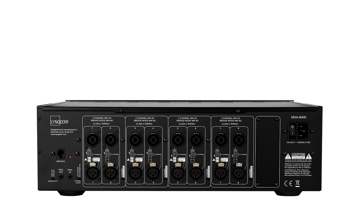 Lyngdorf MXA-8400 High-performance 8-channel amplifier