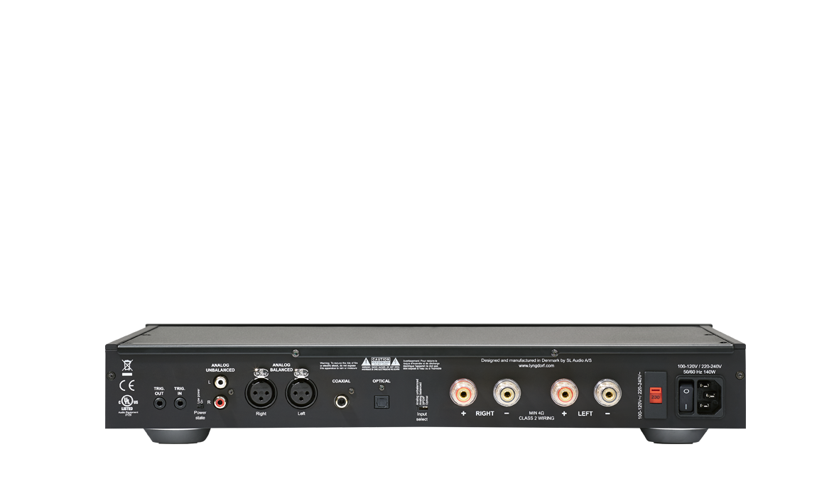 Lyngdorf SDA-2400, Incl. Trigger Cable & Rack Mount, 4 RU