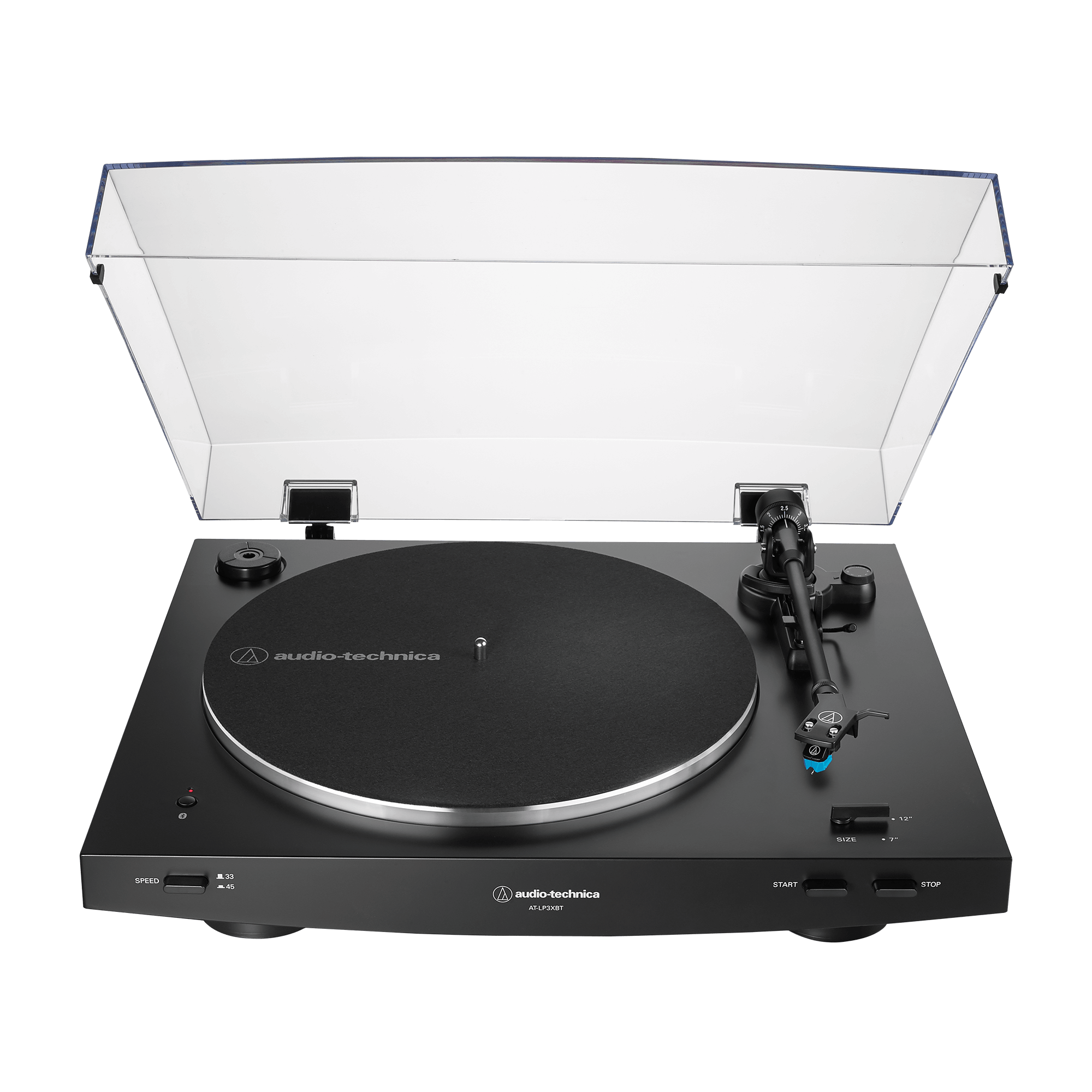 Audio Technica AT-LPW50PB Fully Manual Belt-Drive Turntable