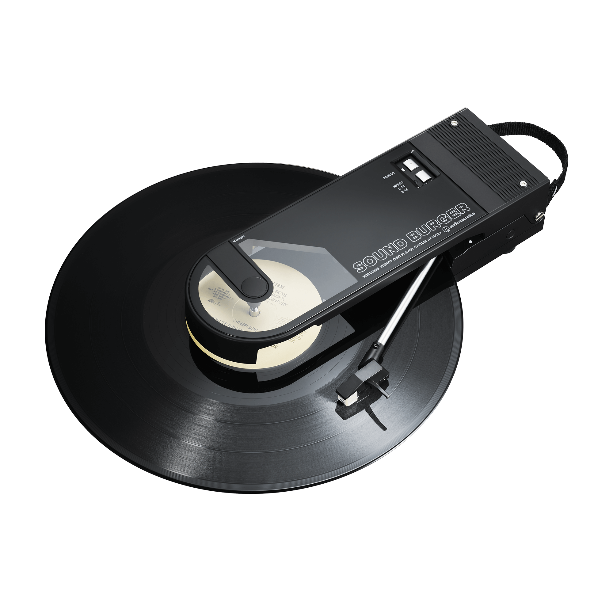 Audio Technica AT-SB727 Sound Burger - Portable Bluetooth Turntable