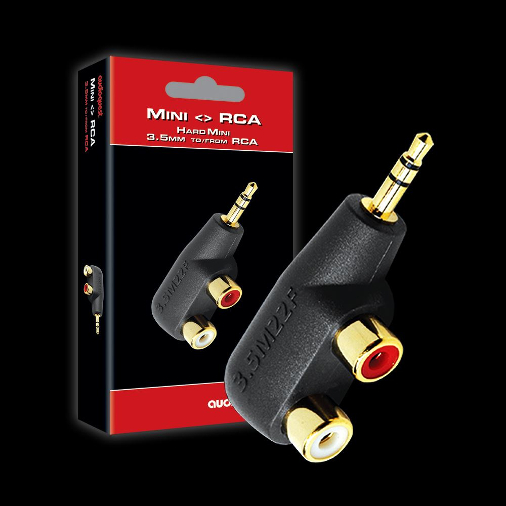 AudioQuest Hard Mini 3.5mm to/from RCA Adaptor