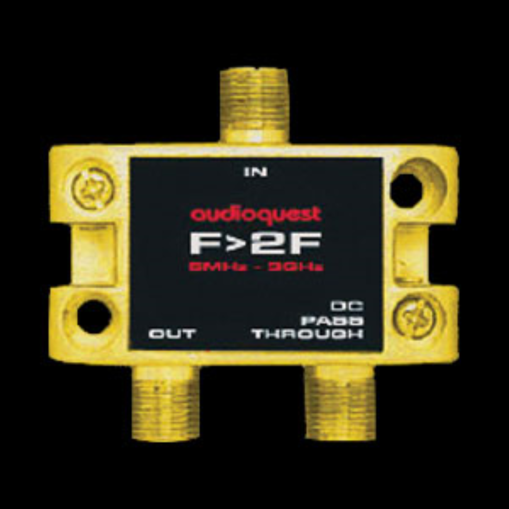 AudioQuest F to 2F 75Ω Splitter