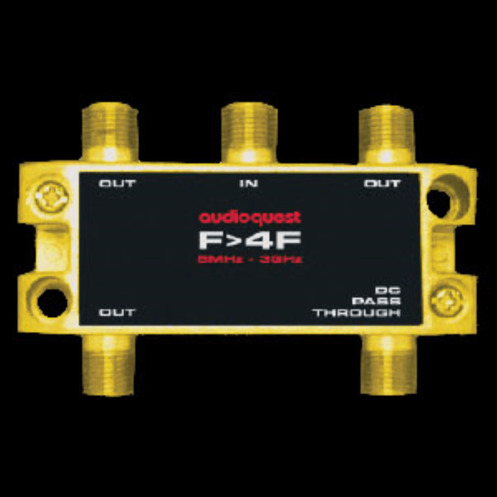 AudioQuest F to 4F 75Ω Splitter