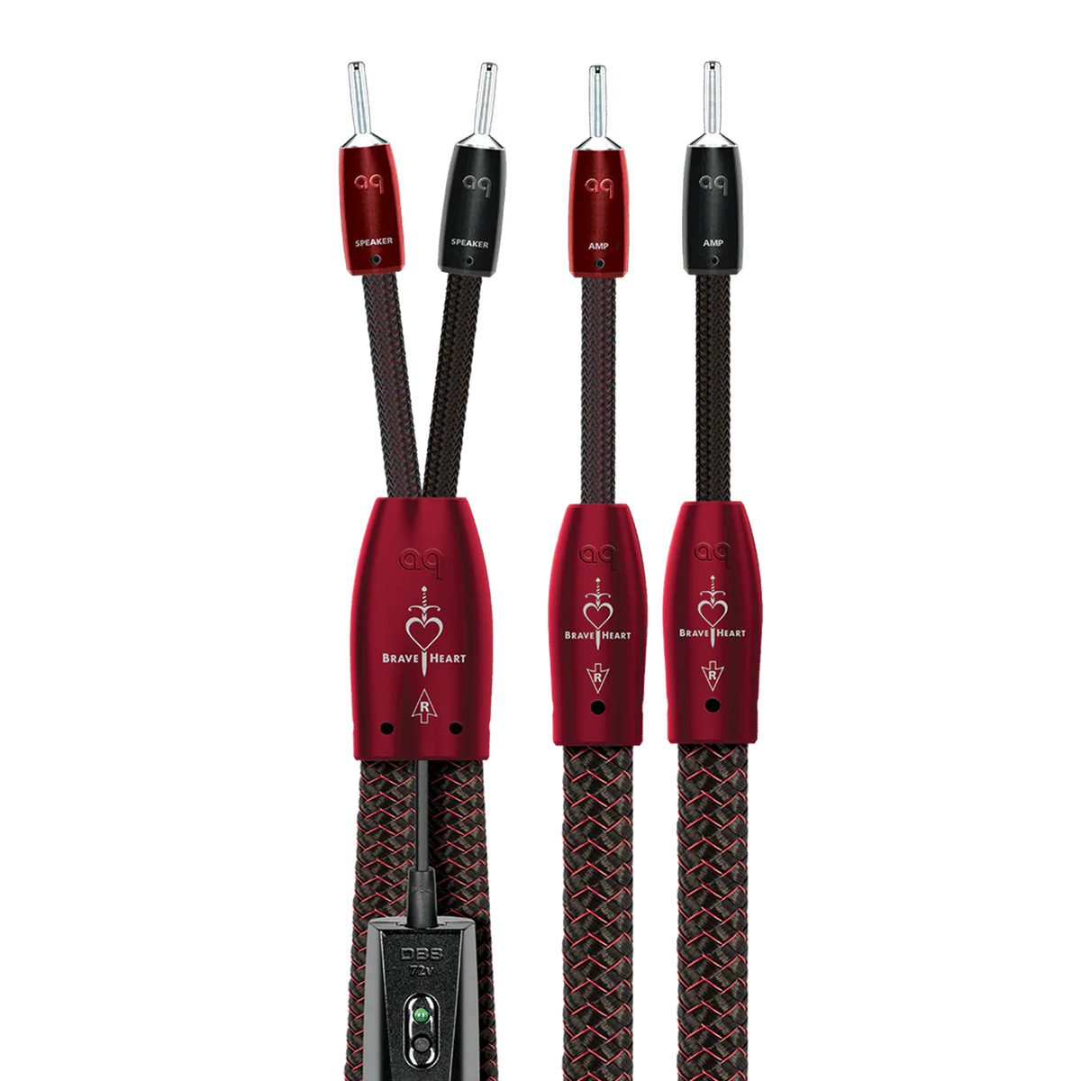 Audioquest Brave Heart Full-Range ZERO-Tech Speaker Cable