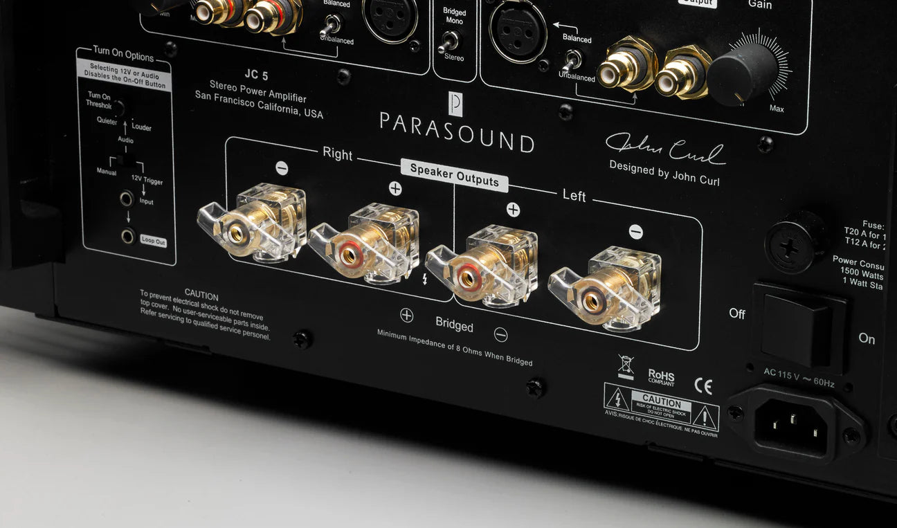 Parasound JC5 Stereo Power Amp