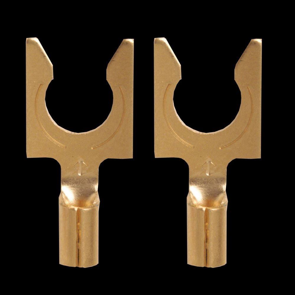 AudioQuest 1010 Spade Gold (4-Pack) - Suncoast Audio