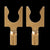 AudioQuest 1010 Spade Gold (4-Pack) - Suncoast Audio
