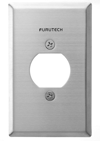 Furutech 102-S, Single Receptacle Cover Plate - Suncoast Audio