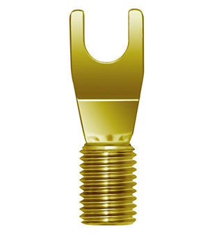 Wireworld Gold Plated Exchange 1-4” Spades (no sockets) 8-Pack - Suncoast Audio