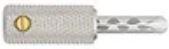 Wireworld Set of 8 Uni-Term Silver Bananas with Sockets - Suncoast Audio